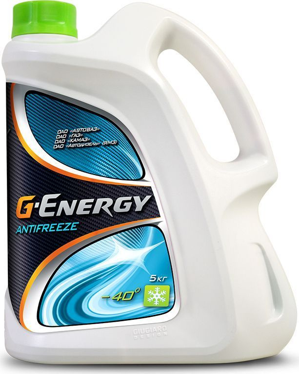 Охлаждающая низкозамерзающая жидкость G-Energy Antifreeze 40, 5 кг  #1