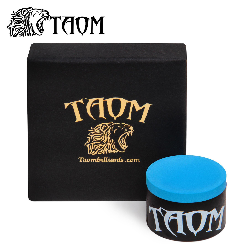 Мел для бильярда Taom Pyro Chalk Blue в индивидуальной коробке, 1 шт.  #1