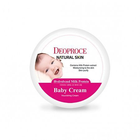 Крем для лица детский с молочными протеинами Deoproce Natural skin Baby Cream Milk Protein Extract, 100 #1