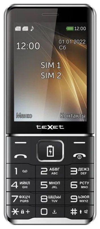 Texet Мобильный телефон TM-D421 черный, черный #1