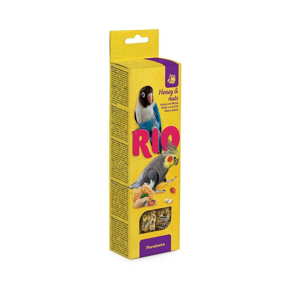 RIO Палочки для средних попугаев с медом и орехами, 2х75гр #1