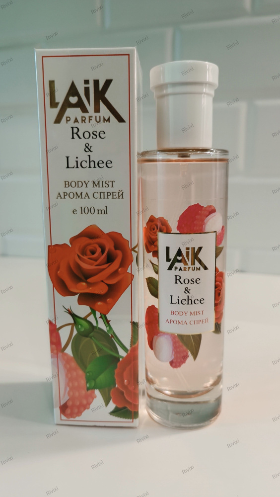 Спрей мист для тела парфюмированный Роза и Личи #1