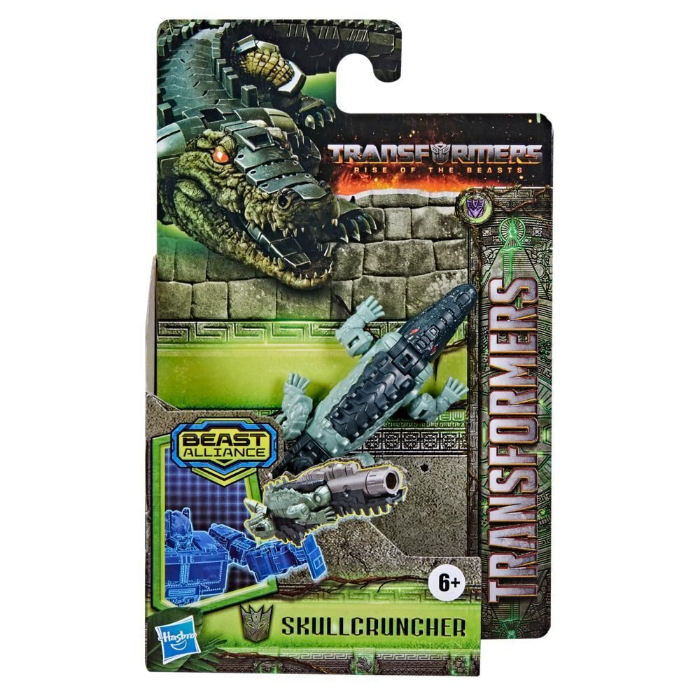 Трансформеры игрушки Hasbro Transformers: Rise of the Beasts Movie Beast Battle Masters Skullcruncher #1