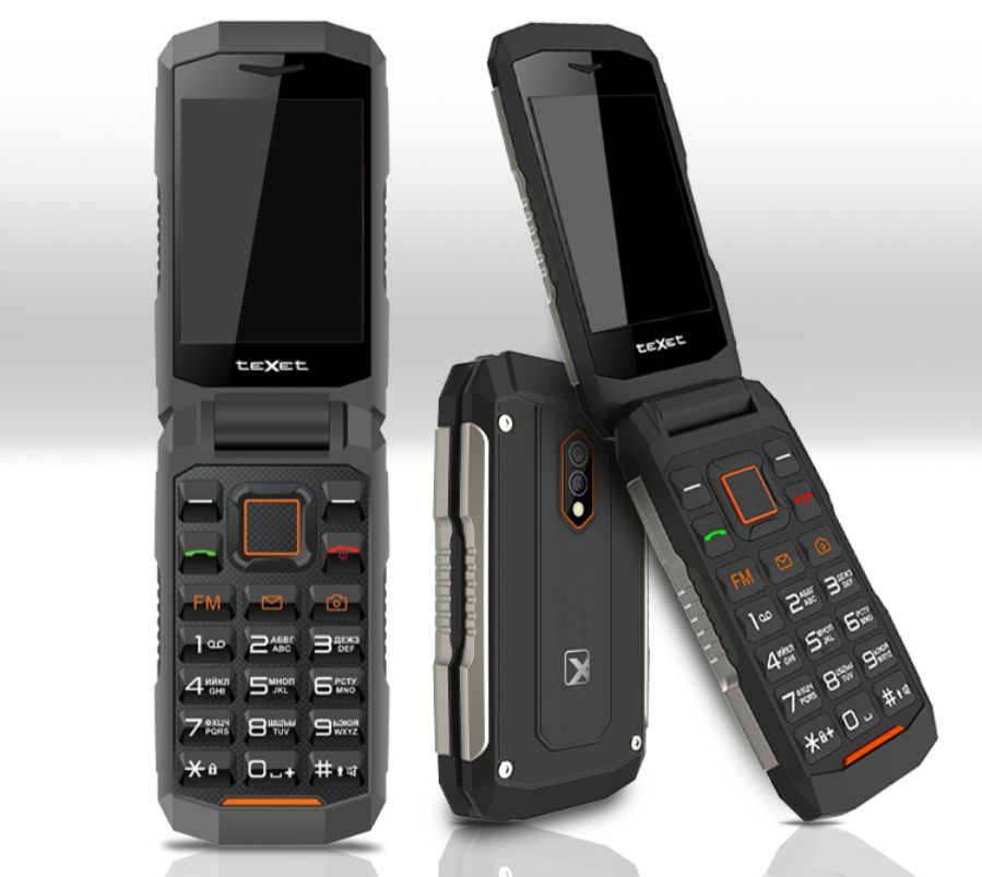 Texet Мобильный телефон Мобильный телефон teXet TM-D411 цвет черный, серый металлик, черный  #1