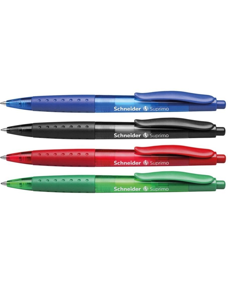 Schneider Набор ручек Шариковая, толщина линии: 0.5 мм, цвет: Синий, Черный, 4 шт.  #1