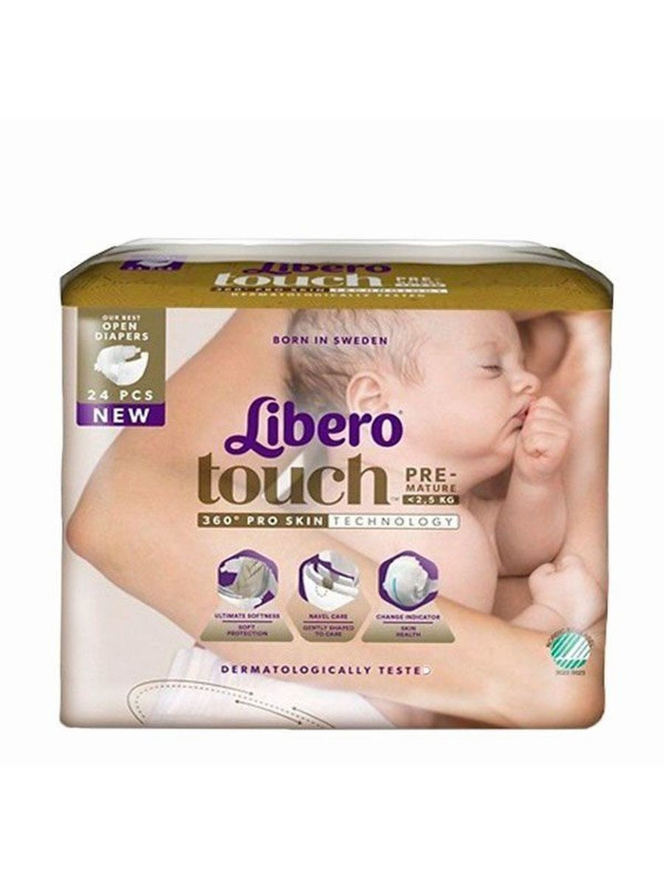 Подгузники Libero Touch Prema 0 (до 2,5 кг) 24 шт #1