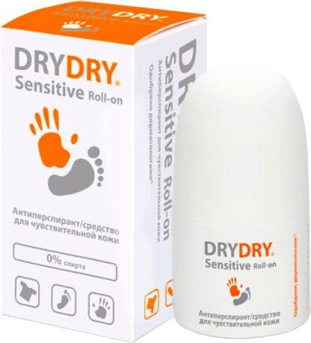 Dry Dry / Драй Драй Дезодорант Sensitive Roll-on для чувствительной кожи 50мл / антиперспирант  #1