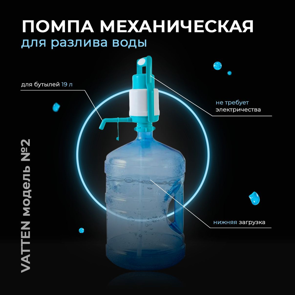 Vatten Диспенсер для воды Помпа механическая #1