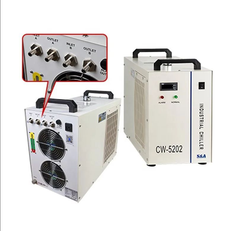 Чиллер (Охладитель) CW-5202 для двух лазерных трубок #1