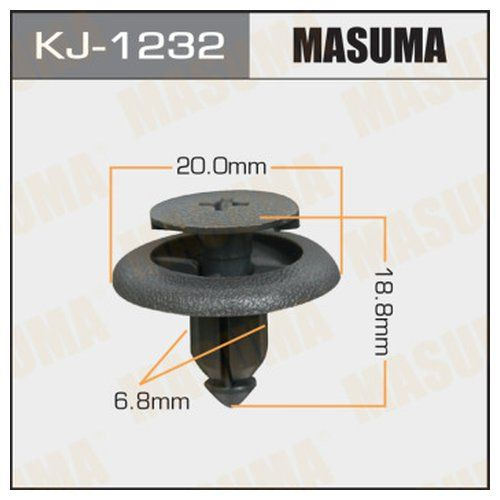 Зажим, молдинг / защитная накладка Masuma KJ1232 для Toyota Gaia, Picnic, RAV 4 I  #1