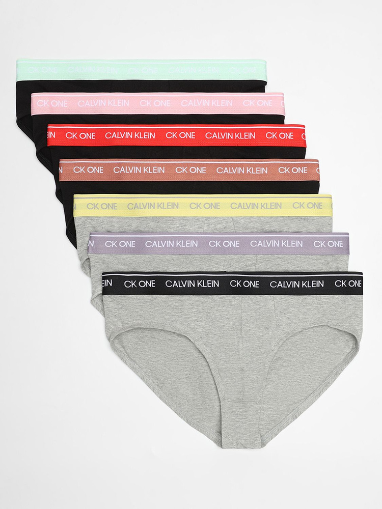 Комплект трусов хипстеры Calvin Klein Underwear, 7 шт #1