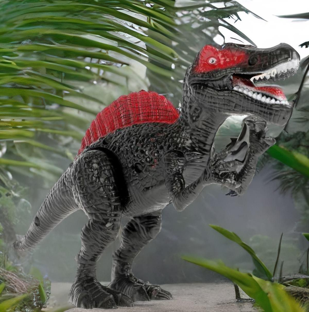 Интерактивная игрушка для детей динозавр Спинозавр Играем вместе со световыми и звуковыми эффектами  #1