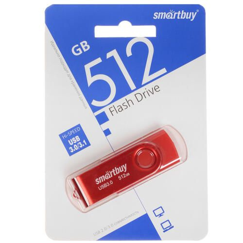 Память USB Flash 512 ГБ Smartbuy Twist SB512GB3TWR #1