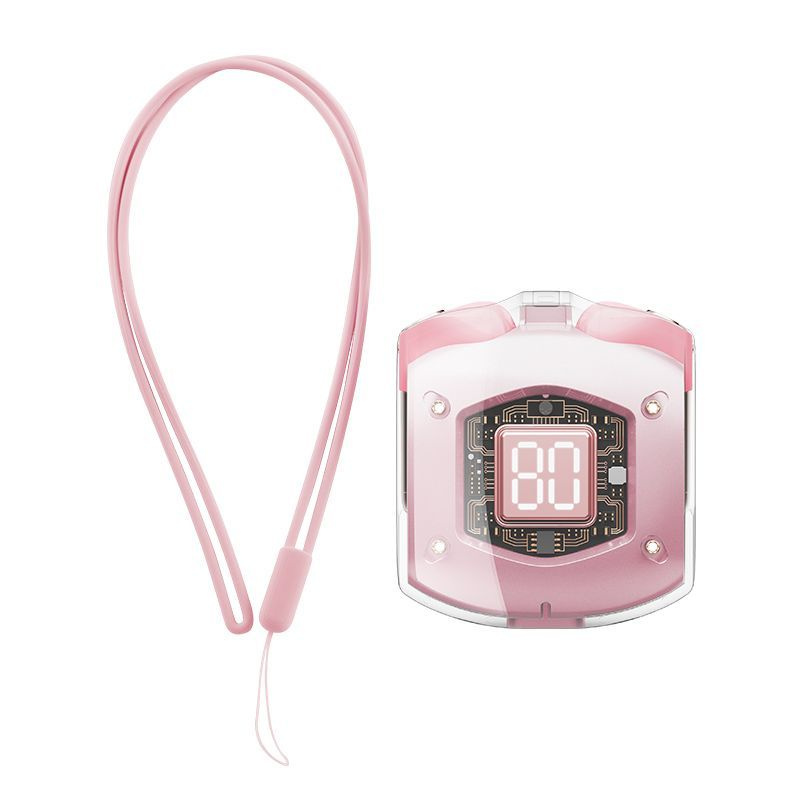 Уцененный товар Беспроводные наушники Rock Air Bubble TWS Bluetooth Earphones розовые  #1