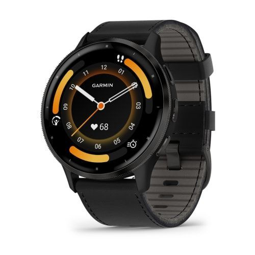 Garmin часы Garmin Venu 3 Черные с кожаным ремешком 010-02784-52 #1