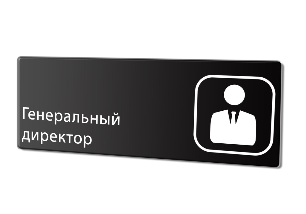Табличка "Генеральный директор", 30х10 см. #1