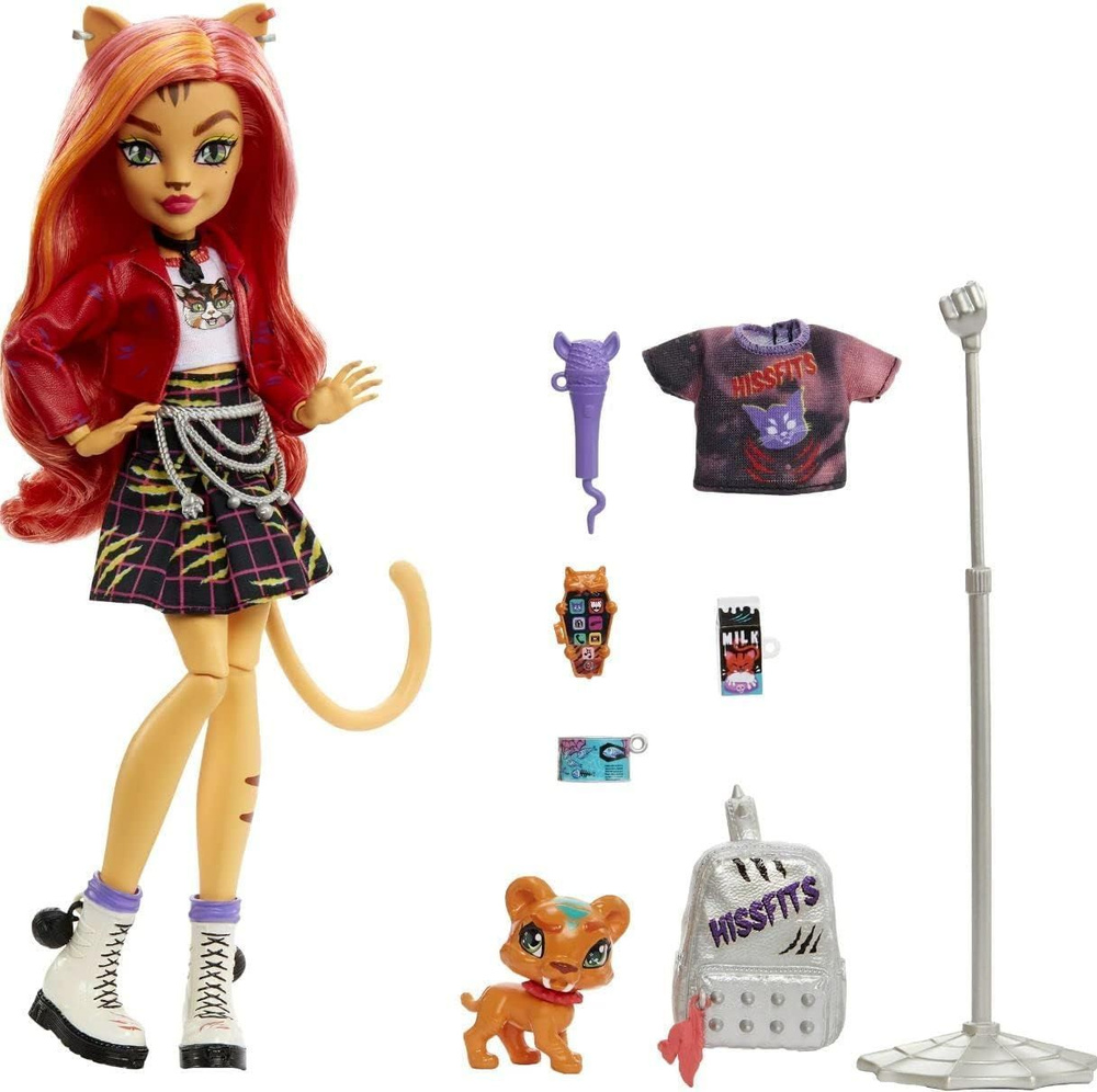 Кукла Monster high Торалей Страйп - Монстер Хай Базовая с питомцем / Toralei Stripe with pet  #1