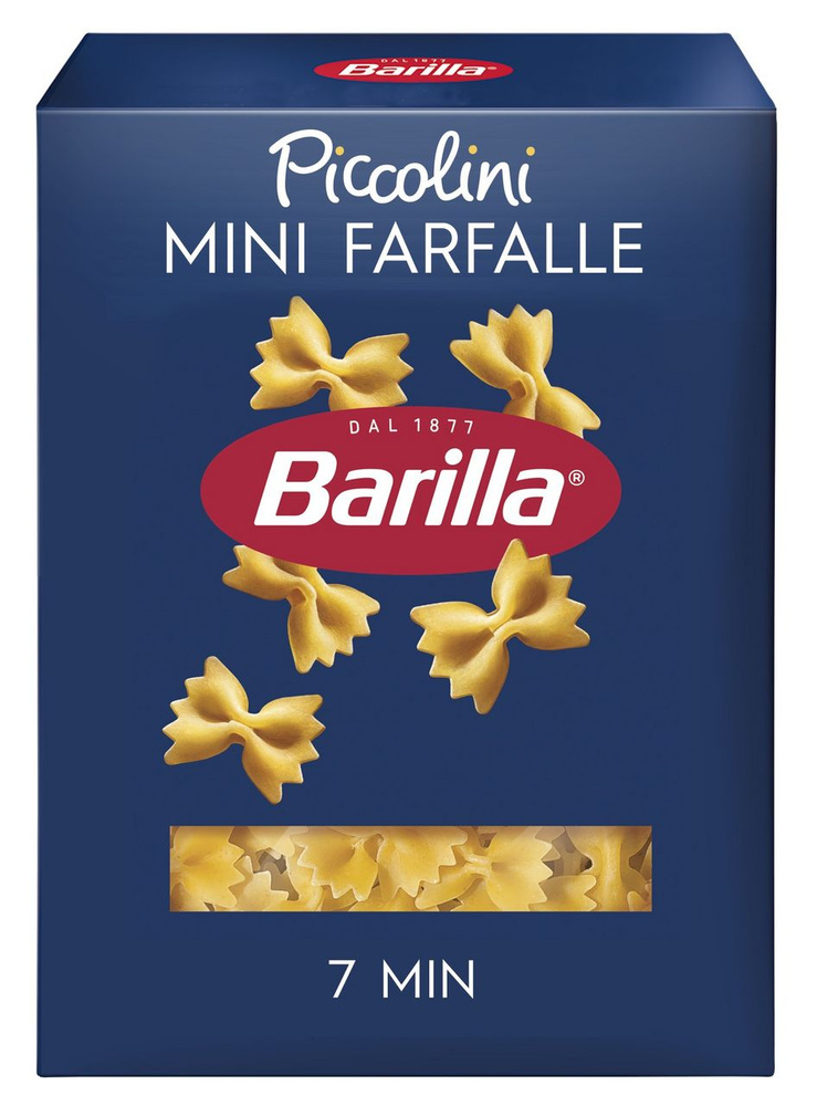 Макаронные изделия Barilla Mini Farfalle n.64 из твёрдых сортов пшеницы, 400г  #1