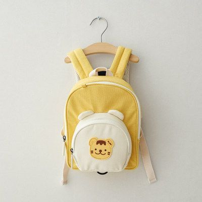 Рюкзак детский дошкольный для мальчика и девочки горчичный  #1