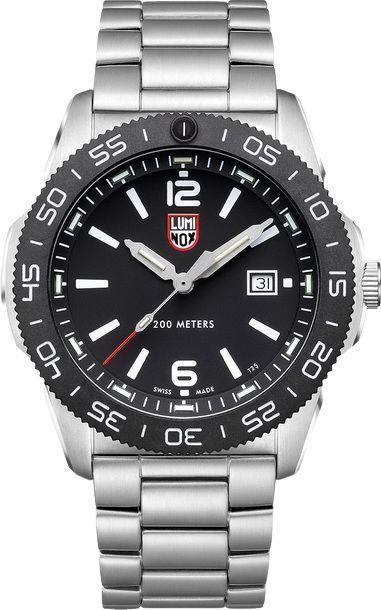 Часы наручные мужские Luminox Pacific Diver 3120 XS.3122. Наручные мужские кварцевые часы. Часы для мужчин #1