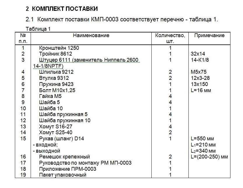 Комплект монтажный КМП-0003 ВАЗ-2108,2109 карб.,ВАЗ-2110,2112,2170 АО 'Лидер'  #1