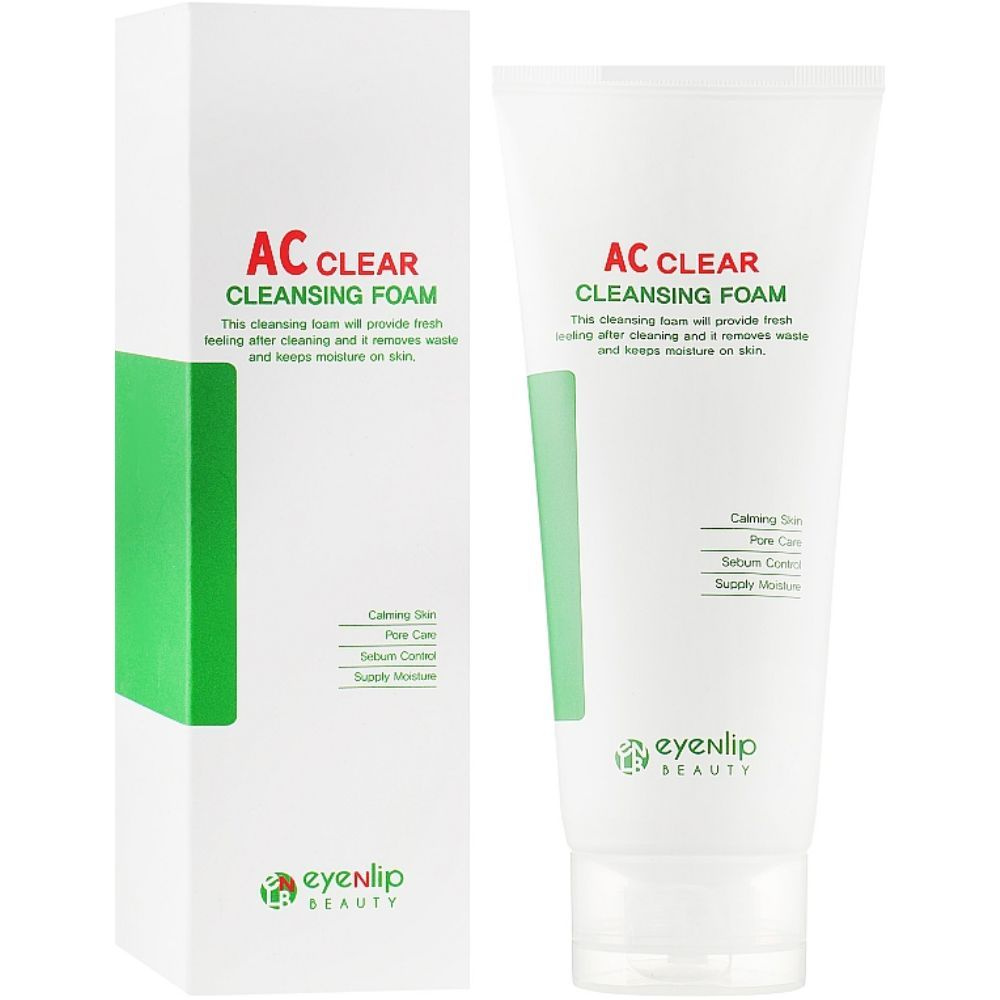 Eyenlip Антибактериальная пенка для умывания для проблемной кожи AC Clear Cleansing Foam  #1