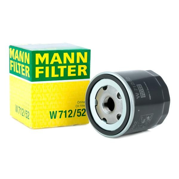 Фильтр масляный для Шкода Октавия А5 2004-2009, Skoda Octavia A5 фильтр масляный MANN-FILTER W 712/52, #1