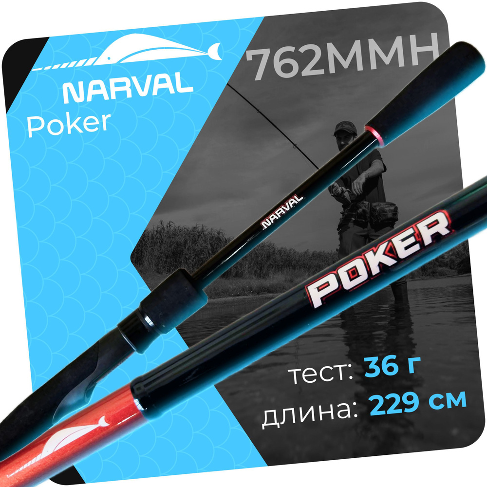 Спиннинг "NARVAL" Fishing Poker 762MMH max 36g Ex-Fast #1