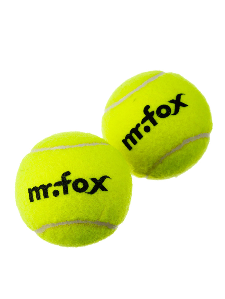 Мяч для большого тенниса Mr. Fox 2 шт, индивидуальная упаковка  #1