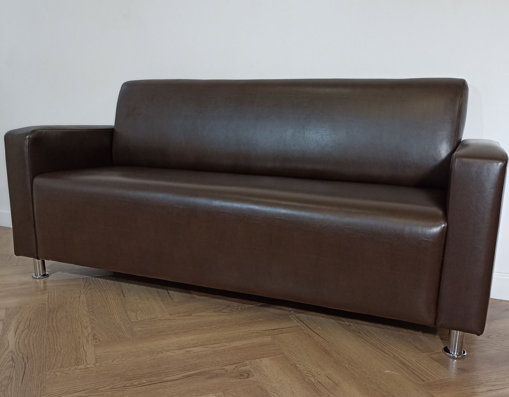 RONUM Прямой диван, механизм Нераскладной, 180х67х82 см,темно-коричневый  #1