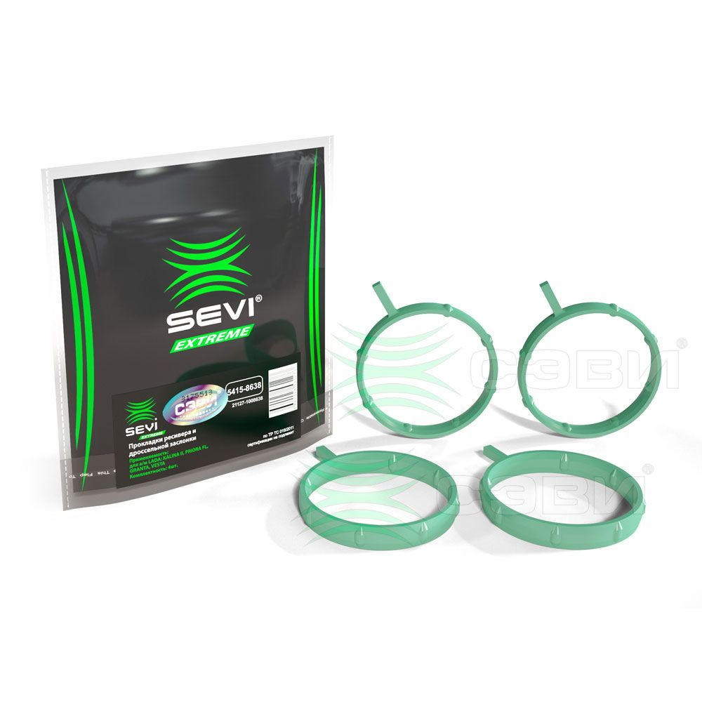 Прокладка коллектора впускного ВАЗ 21127 к-т на цилиндры Сэви-Экстрим ...