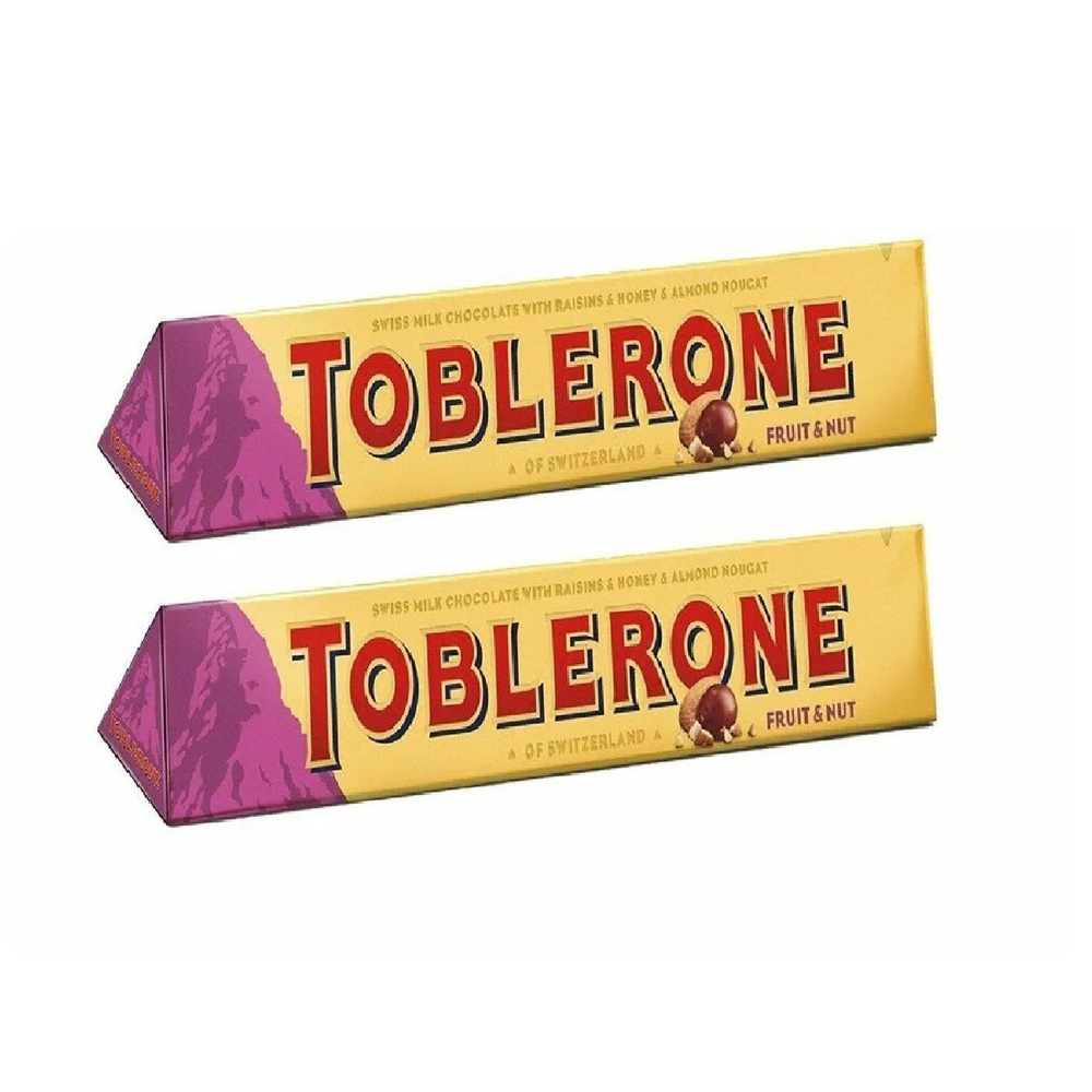 Шоколад Toblerone Fruit & Nut 2 уп по 100гр #1