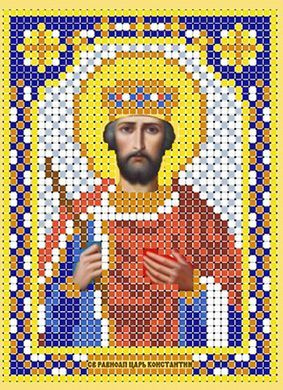 Схема для вышивания бисером (без бисера), именная икона "Святой Равноапостольный Царь Константин" 8 х #1