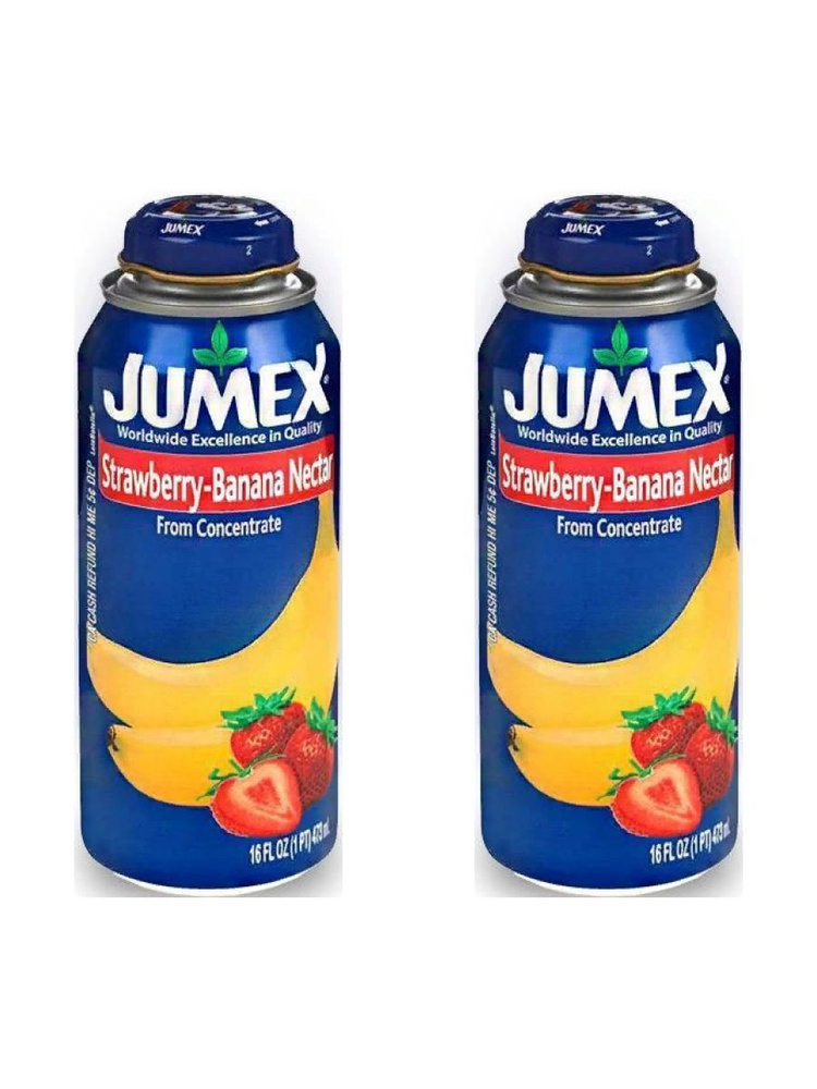 Нектар Jumex Strawberry & Banana Клубника и Банан 473мл, Мексика х 2шт  #1