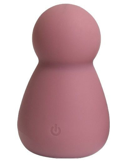 Грязно-розовый перезаряжаемый вибратор Bubble - 7,8 см. CNT CNT-430018P  #1