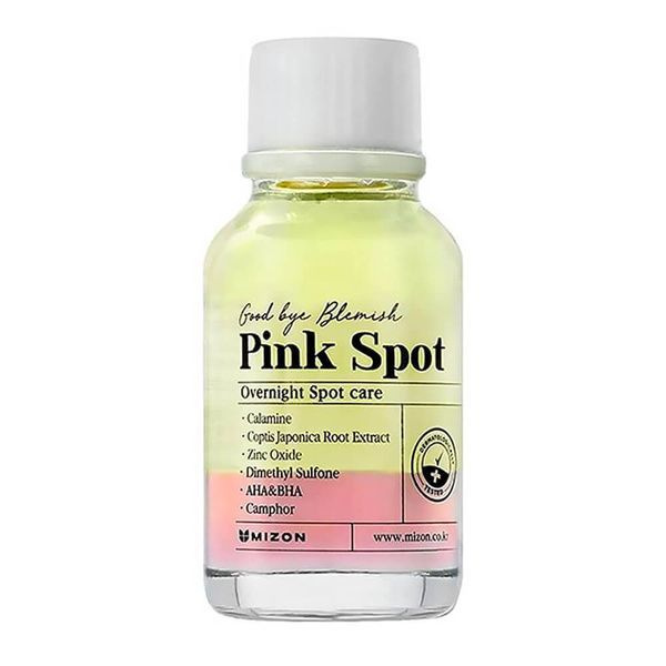 MIZON Эффективное ночное средство для борьбы с акне и воспалениями кожи Good bye Blemish Pink Spot 19мл #1