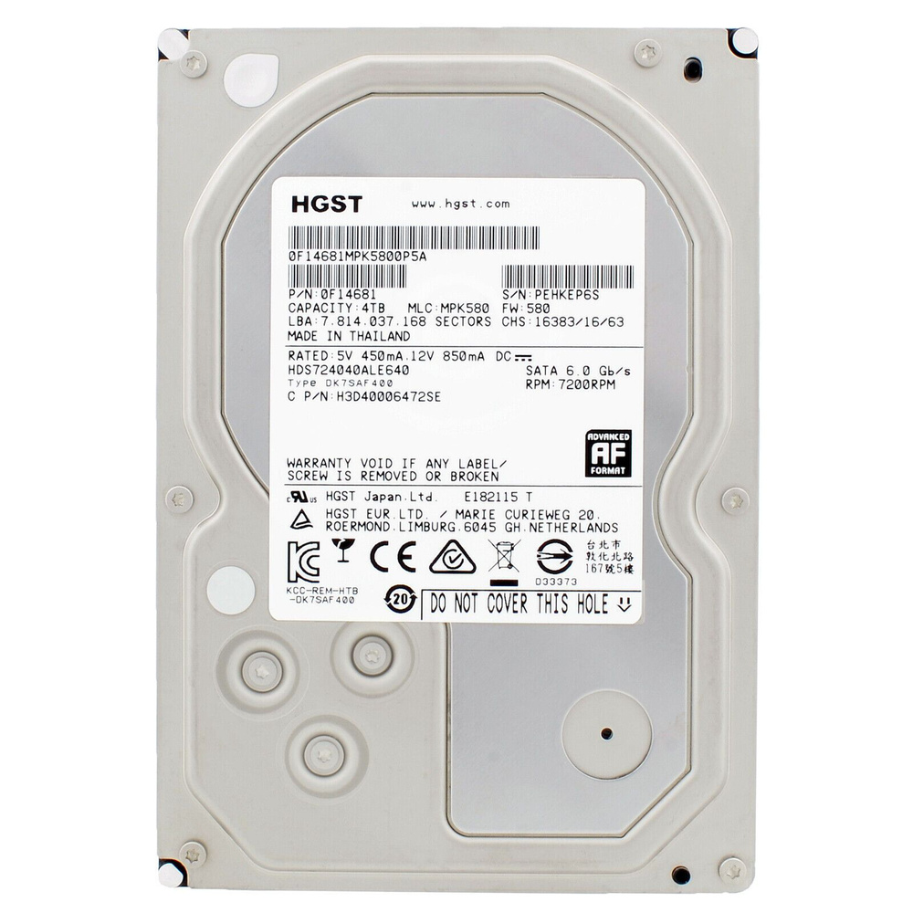 Hitachi 4 ТБ Внутренний жесткий диск (HGST HDS5C4040ALE630 4TB)  #1