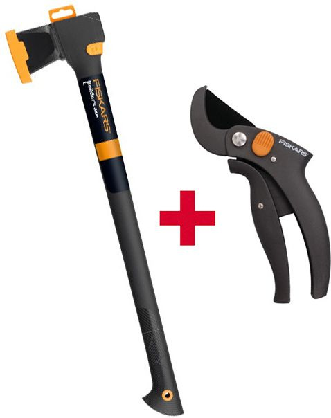 Топор-колун 1,7 кг FISKARS Solid + секатор (1023516А2) #1