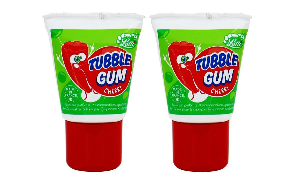 Жевательная резинка Tubble Gum Cherry 2 уп по 35гр #1