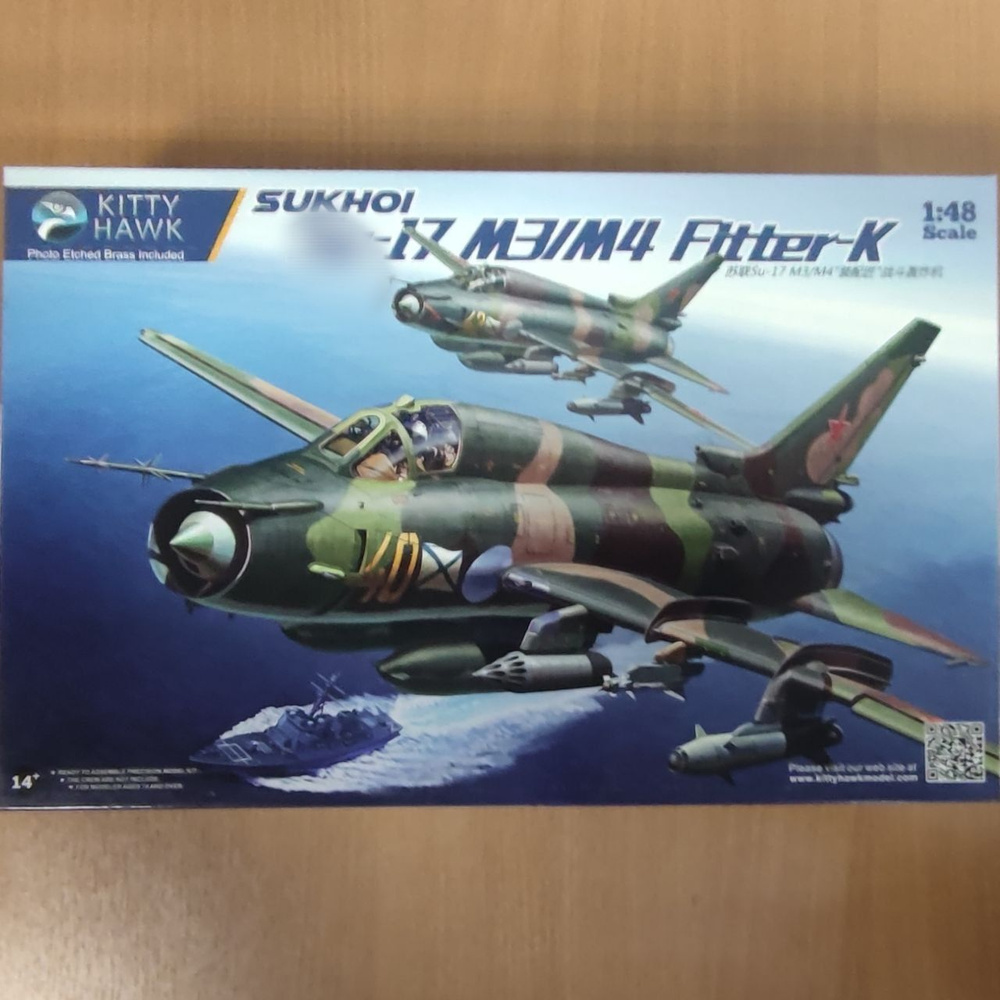 Сборная модель Su-17M3/M4 Fitter-K, KittyHawk, 1/48 #1