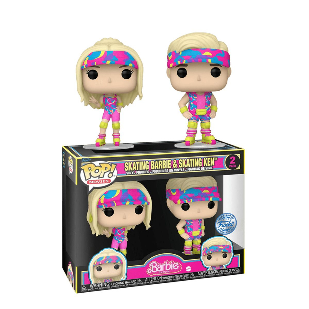 Фигурки Funko Pop! Skating Barbie and Skating Ken 2-pack (Фанко Поп Барби и Кен на роликах)  #1