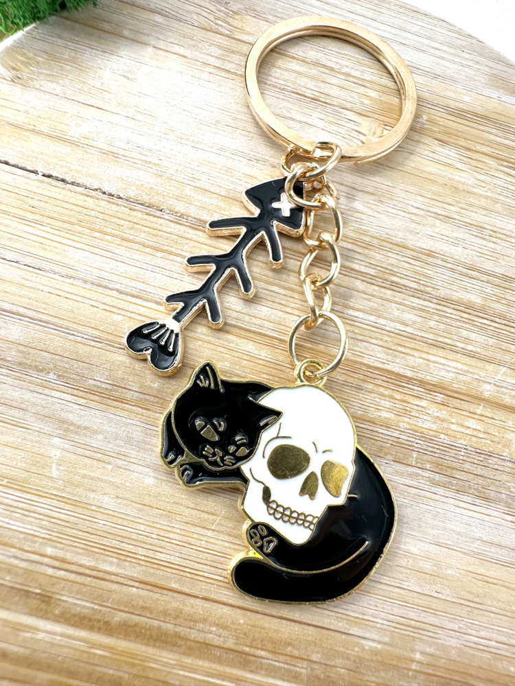Брелок кошка. Брелки череп. Брелоки на рюкзак, для автомобиля. - купить ...