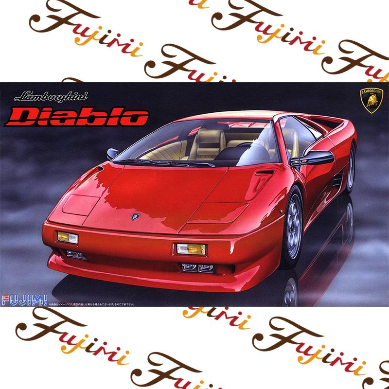 Сборная модель Машинка fujimi-12679 1/24 Lamborghini Diablo/4WD VT Blackstar sports car model kit  #1