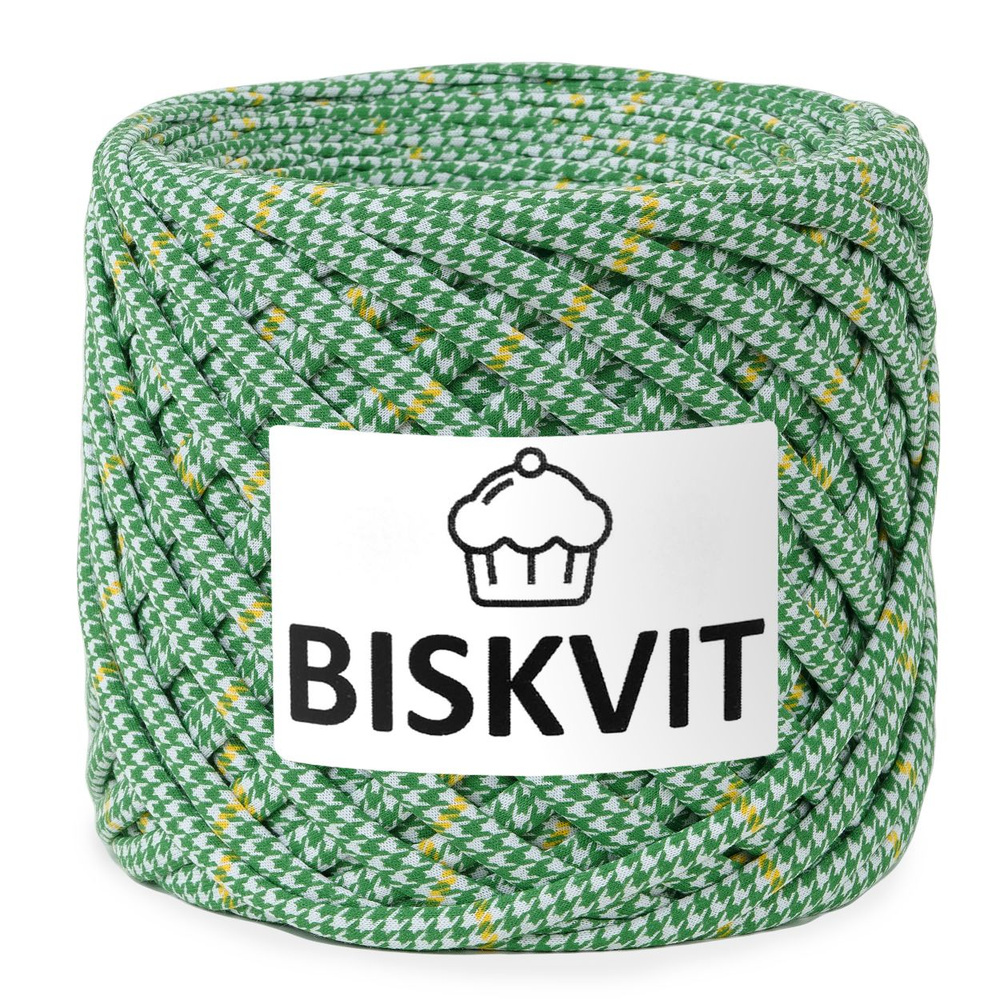 Трикотажная пряжа Biskvit (Бисквит) цветTiffany home, 330гр. 100м. (100% хлопок), 1 моток.  #1