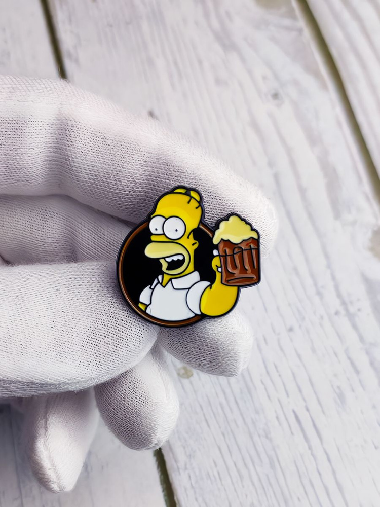 Металлический значок пин / "Гомер" / Симпсоны #1