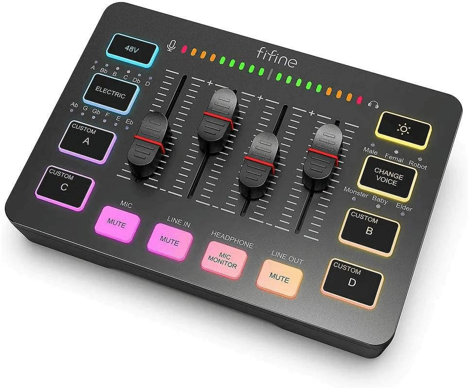 Микшер Fifine mixer SC3 (Black) - купить с доставкой по выгодным ценам ...