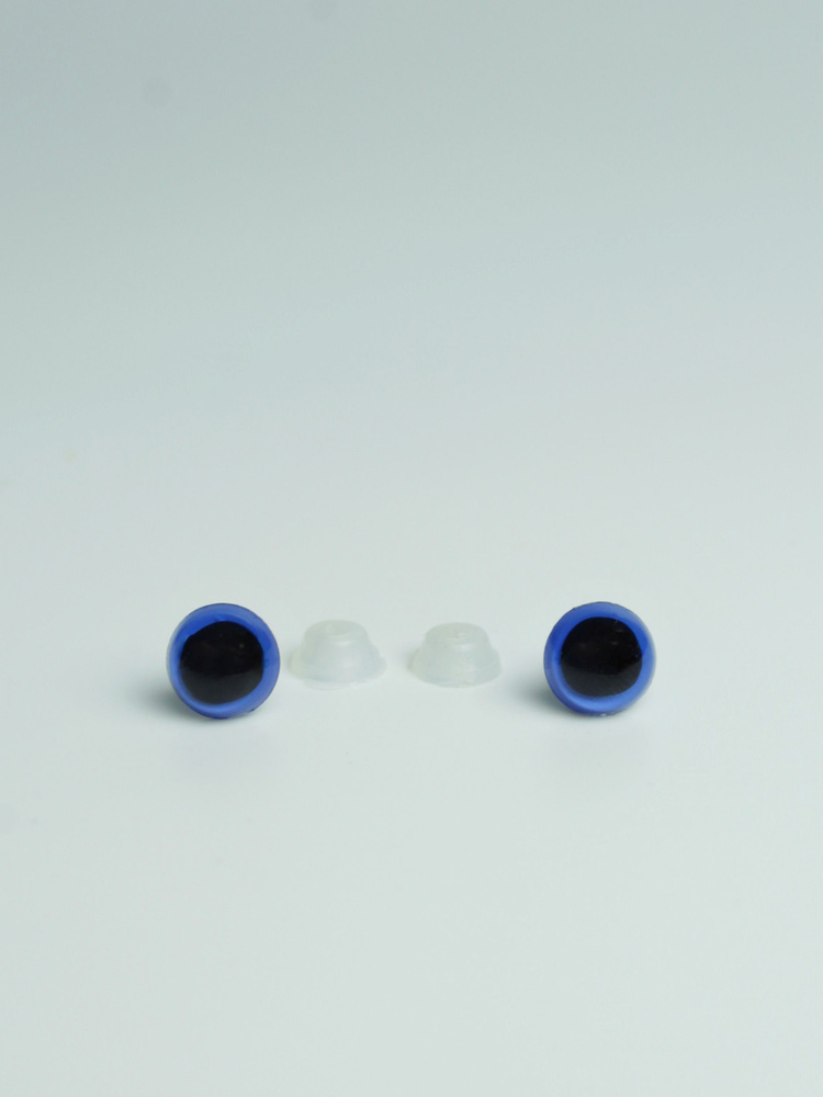 Глазки для игрушек винтовые на безопасном креплении с фиксатором 10 мм  #1