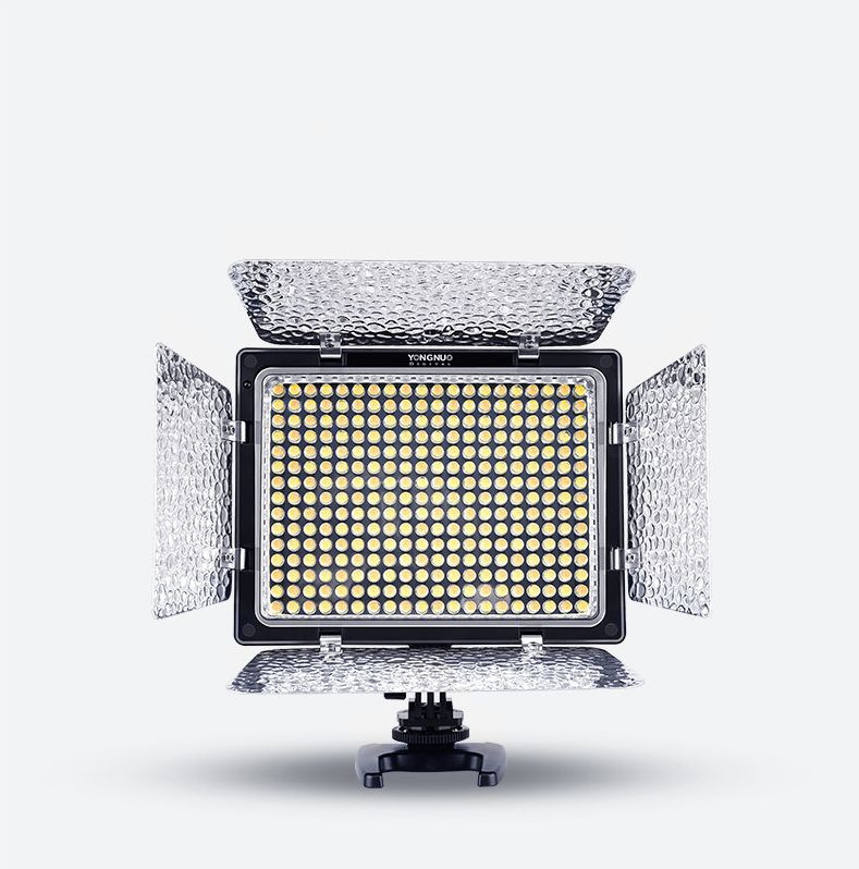 Видеосвет / LED свет / Yongnuo YN300II панель со шторками для фотосъемки с блоком питания /  #1