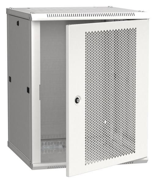 Шкаф телекоммуникационный настенный ITK LWR3-15U66-PF серый #1
