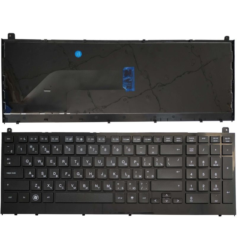 Клавиатура для ноутбука HP Probook 4520S, 4525s черная, с рамкой #1